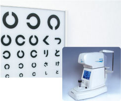 視力・眼圧検査イメージ